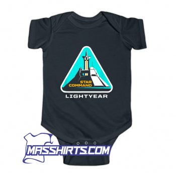 Star Command Space Ship Logo Baby Onesie
