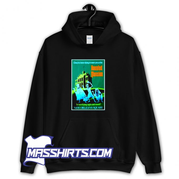 Vintage Haunted Mansion Hoodie Streetwear