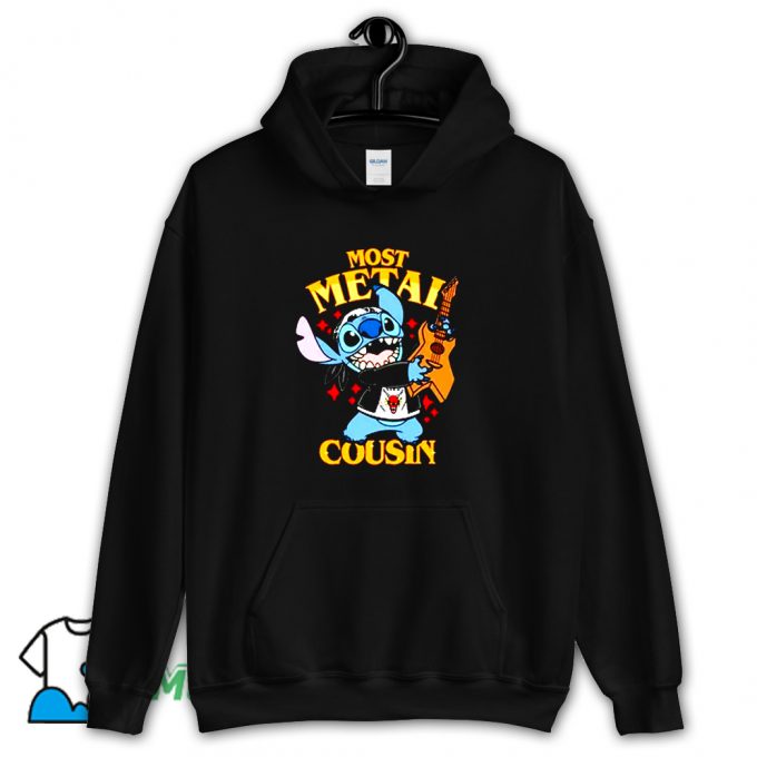 Vintage Most Metal Cousin Hoodie Streetwear