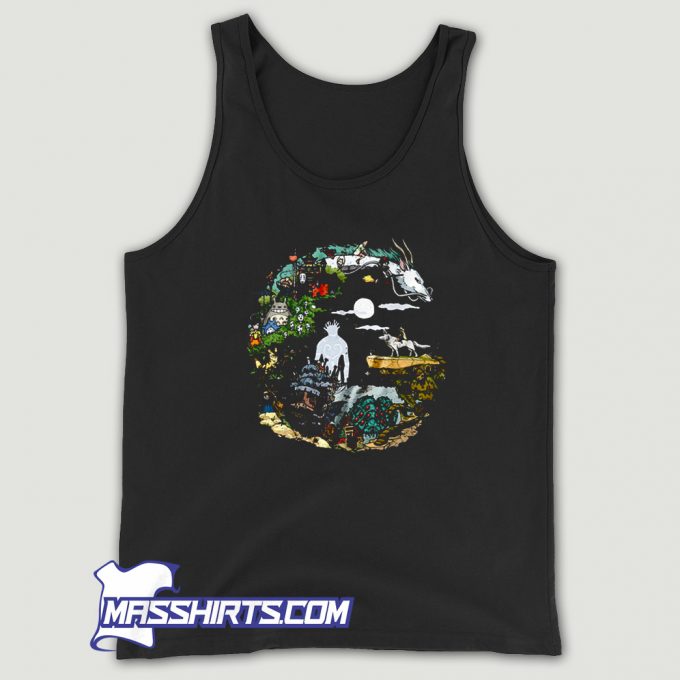 Anime Studio Ghibli Muyazaki Mononoke Tank Top