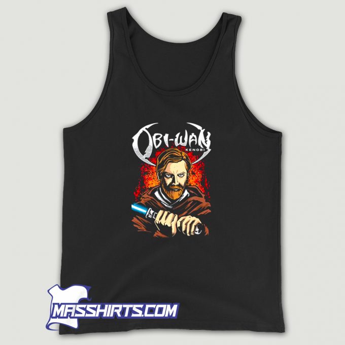 Best Heavy Metal Kenobi Tank Top