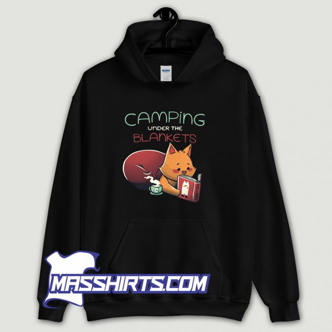 Classic Camping Under The Blanket Book Hoodie Streetwear