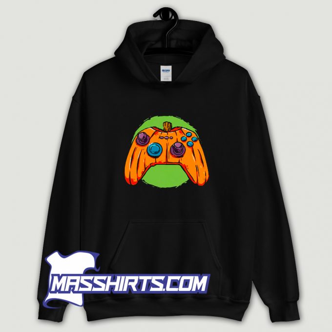 Classic Halloween Gamer Pumpkin Hoodie Streetwear