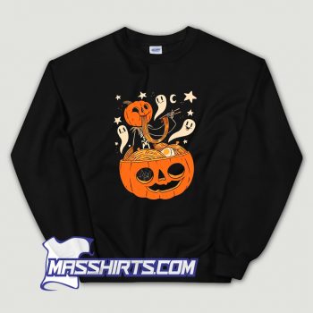 Classic Pumpkin Spooky Ramen Sweatshirt