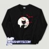 Cool Black Cat Full Moon Bats Sweatshirt