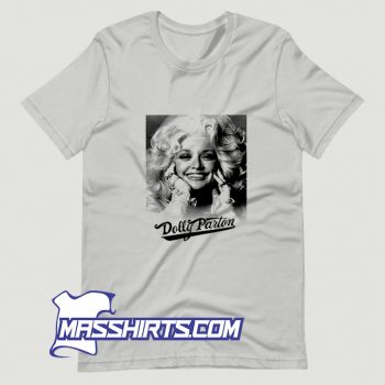 Cool Dolly Parton Smiling T Shirt Design