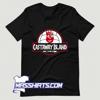 Cool Jurassic Park Cast Away Island T Shirt Design