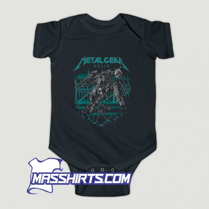 Cool Metal Gear Solid Baby Onesie