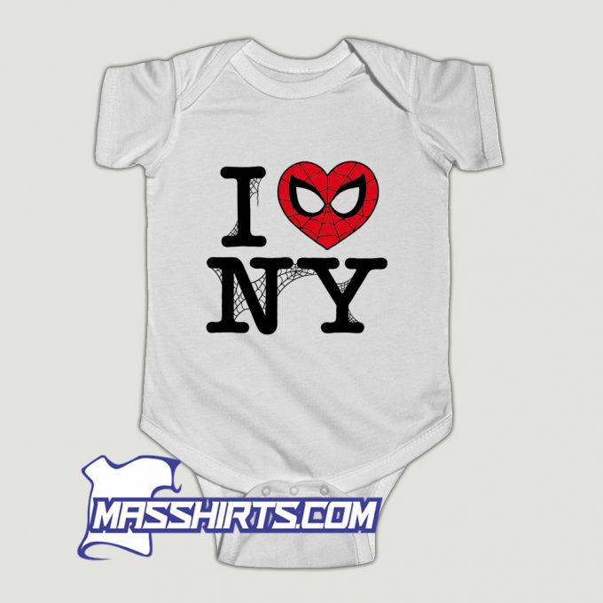 I Spidey Ny Comic Baby Onesie