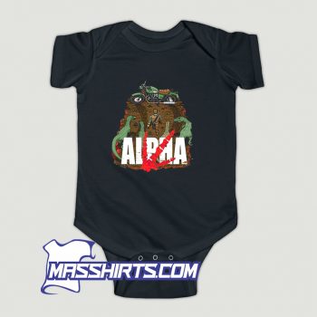 Jurassic Park Akira Park Baby Onesie