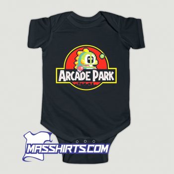 New Jurassic Park Arcade Park Baby Onesie