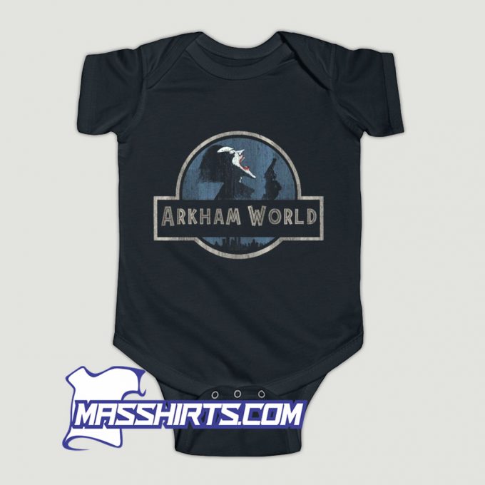 Jurassic Park Arkham World Baby Onesie