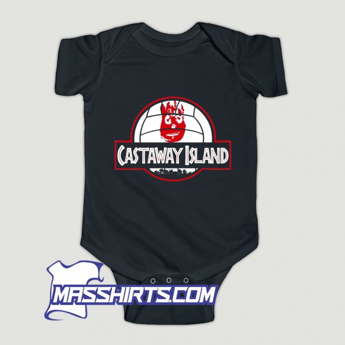 Jurassic Park Cast Away Island Baby Onesie