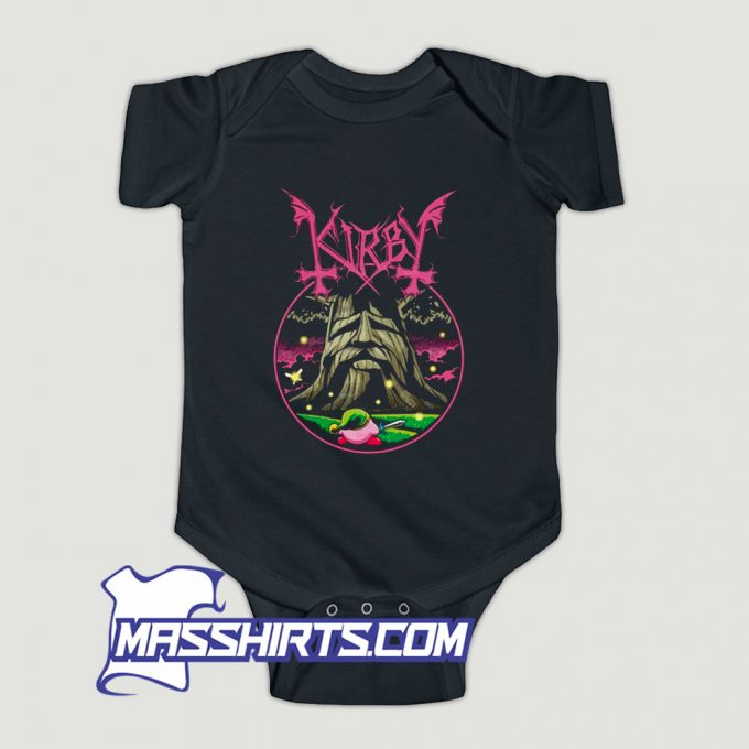 Kirby Legend Of Pink Baby Onesie