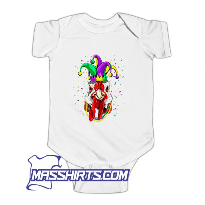 Mardi Gras Carnival Jester Baby Onesie