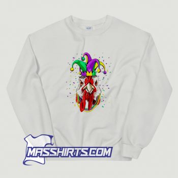 Mardi Gras Carnival Jester Sweatshirt