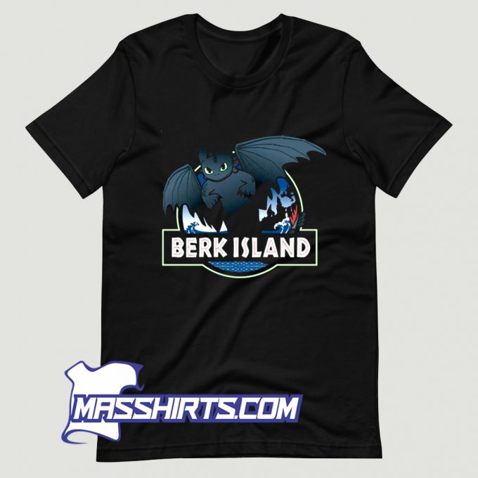 New Berk Island Jurassic Park T Shirt Design
