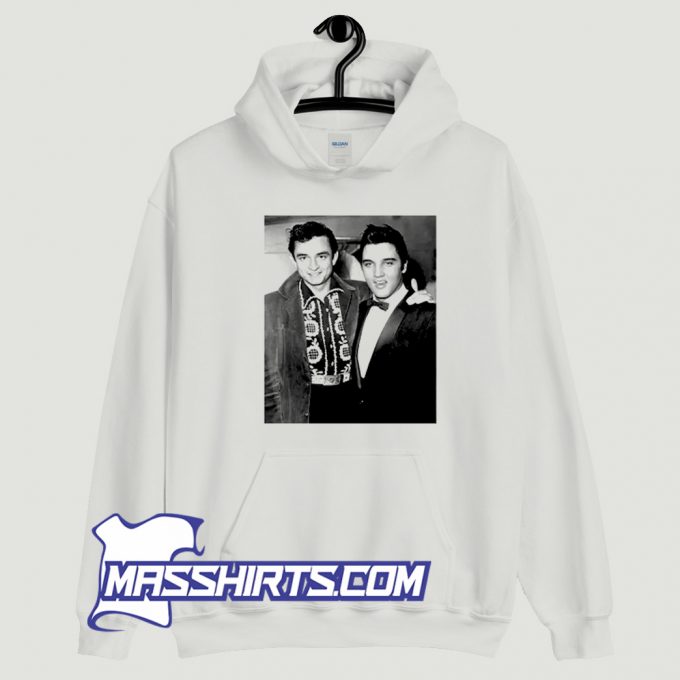 New Elvis Presley and Johnny Cash Hoodie Streetwear