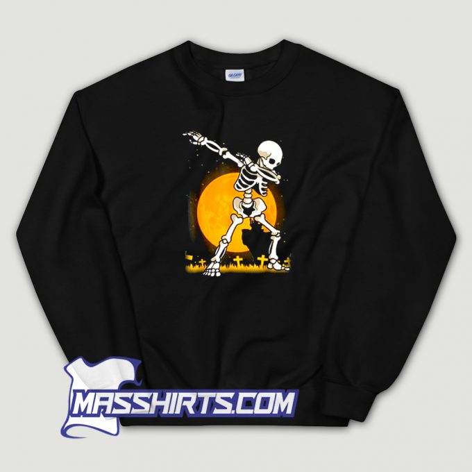 New Halloween Dabbing Skeleton Sweatshirt