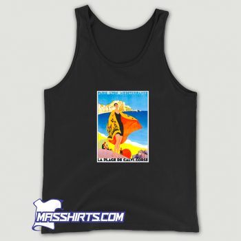 Paris Lyon Travel Art Deco Beach Tank Top