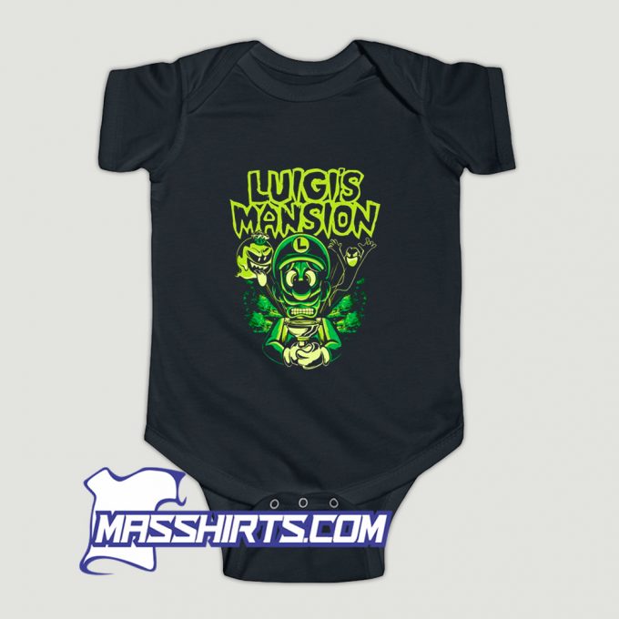 Sweet Screams Luigis Mansion Baby Onesie