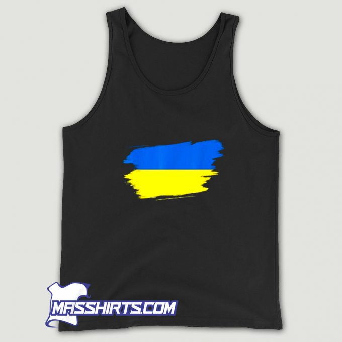 Ukraine Flag Tank Top On Sale