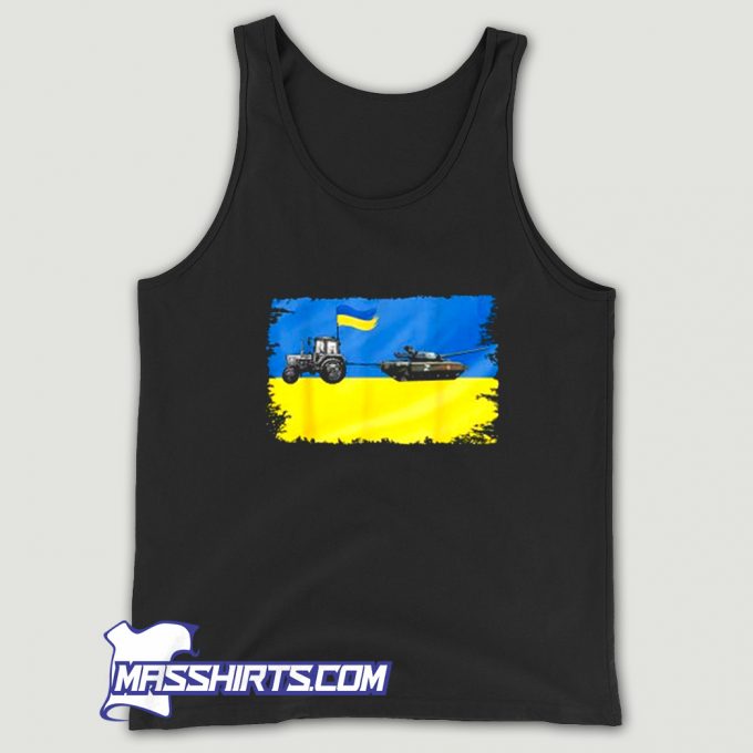 Ukrainian Farmer Steals Tank Tank Top