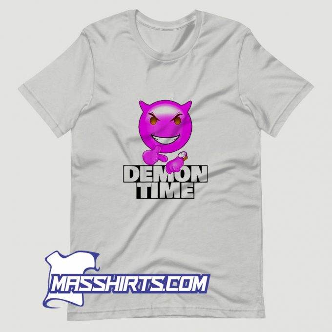 Vintage On Demon Time T Shirt Design