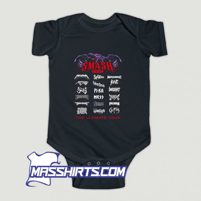 Vintage Smash Fest Baby Onesie