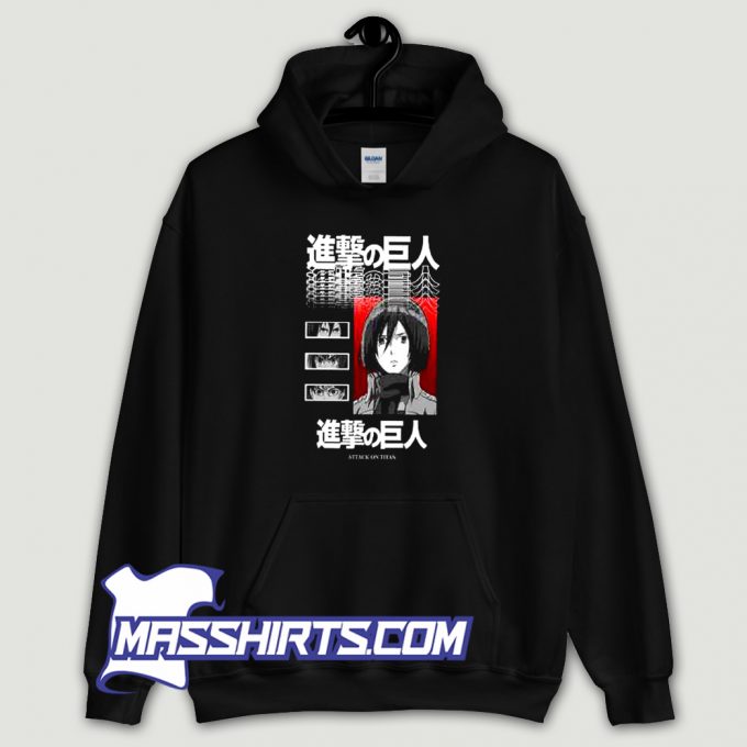 Attack On Titan Mikasa Ackerman Hoodie Streetwear On Sale