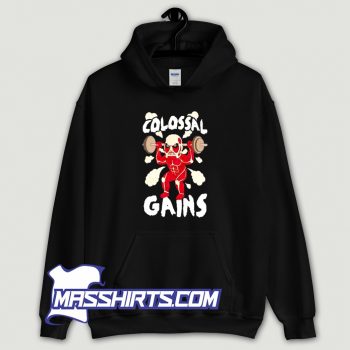 Awesome Attack On Titan Colossal Gains Hoodie Streetwear
