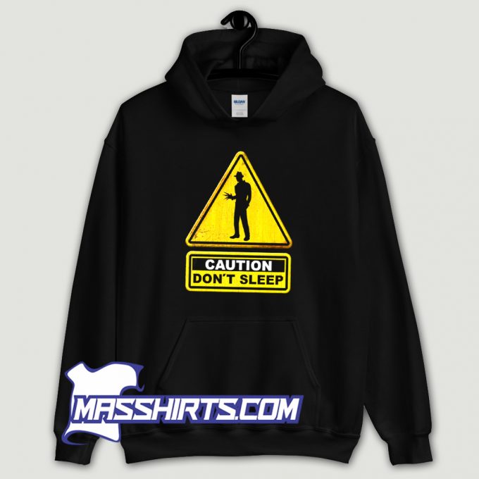 Caution Dont Sleep Hoodie Streetwear