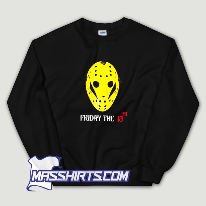 Cheap Jason Voorhees Yellow Jason Mask Sweatshirt