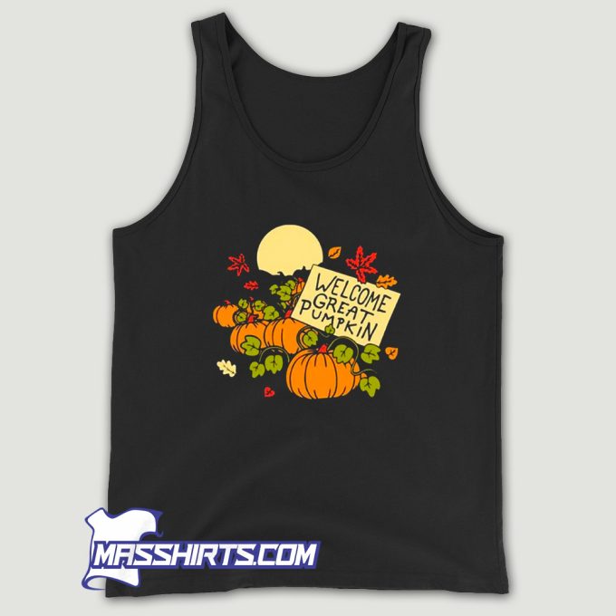 Classic Welcome Great Pumpkin Tank Top