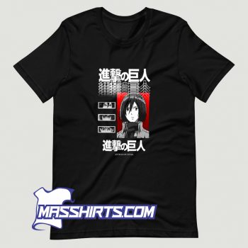 Cool Attack On Titan Mikasa Ackerman T Shirt Design