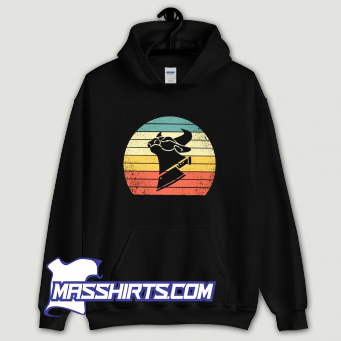 Cow Chop Sunset Hoodie Streetwear