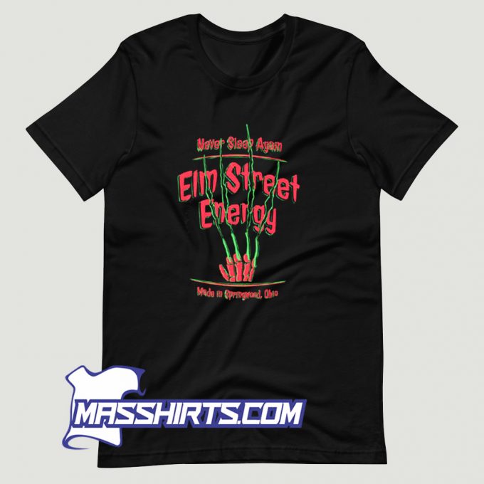 Elm Street Energy Drink T Shirt Design