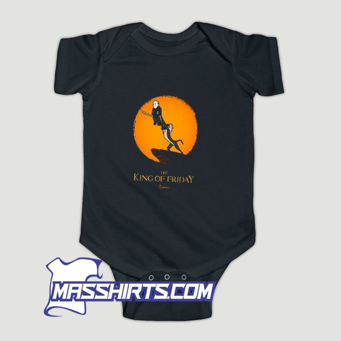 Jason Voorhees The King Of Friday Baby Onesie