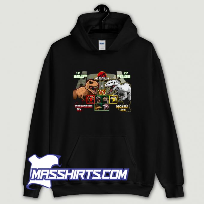 Jurassic Park Dino Death Match Hoodie Streetwear