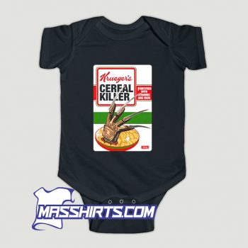 Krueger Cereal Killer Baby Onesie