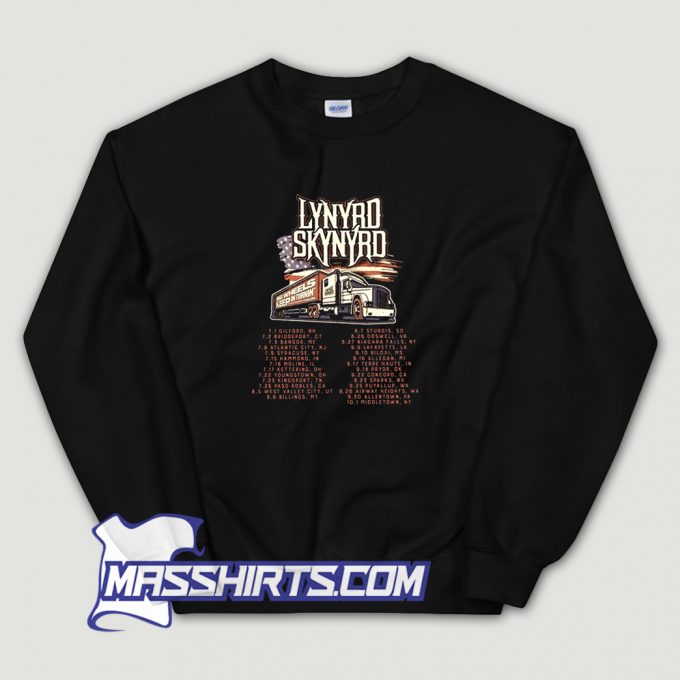 Lynyrd Skynyrd Big Wheels Keep On Turnin Sweatshirt