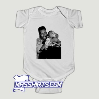 Markie Biz Black and White Baby Onesie