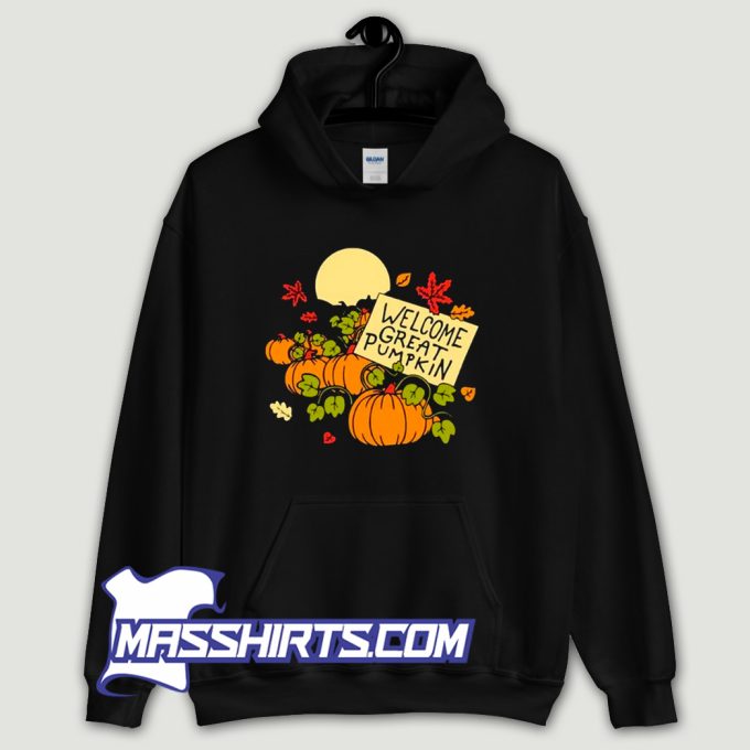 New Welcome Great Pumpkin Hoodie Streetwear