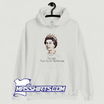 RIP Queen Elizabeth II Memories Signature Hoodie Streetwear
