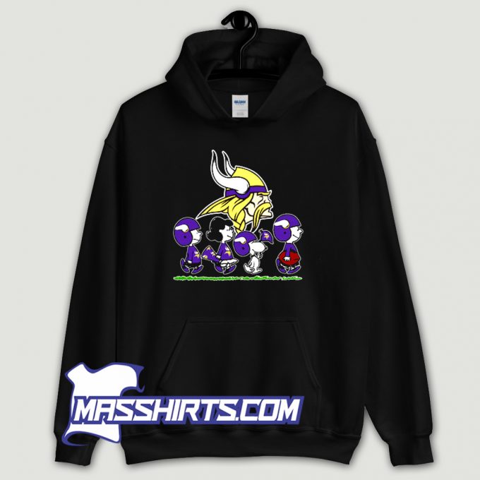 Snoopy Football Team Cheer For The Minnesota Hoodie Streetwear