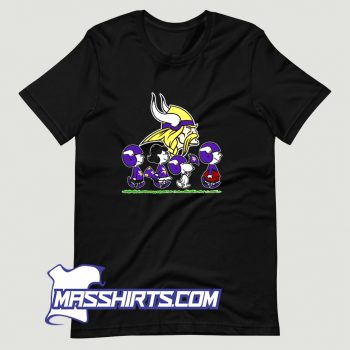 Snoopy Football Team Cheer For The Minnesota T Shirt Design