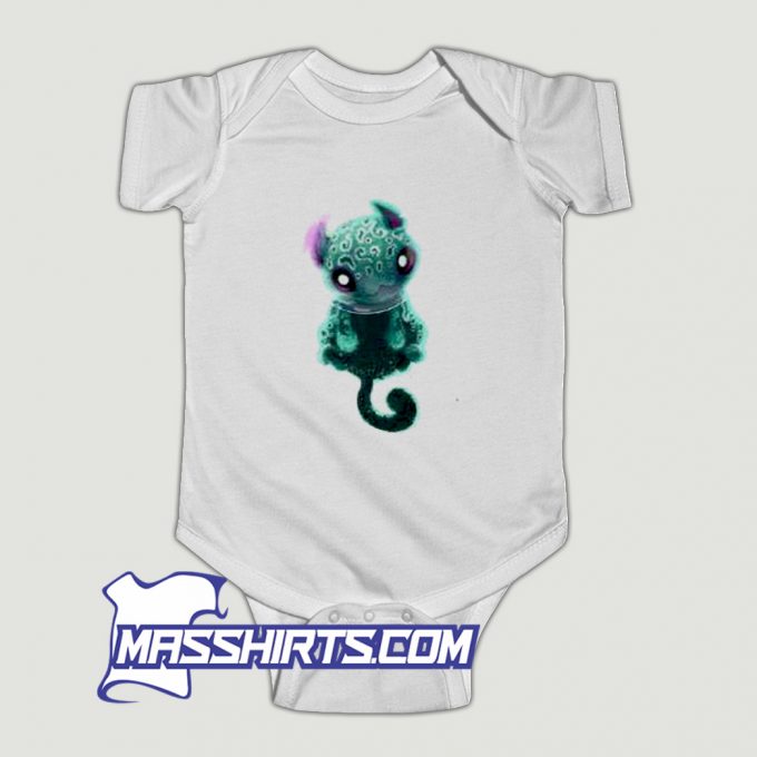 Spotted Space Kitten Baby Onesie