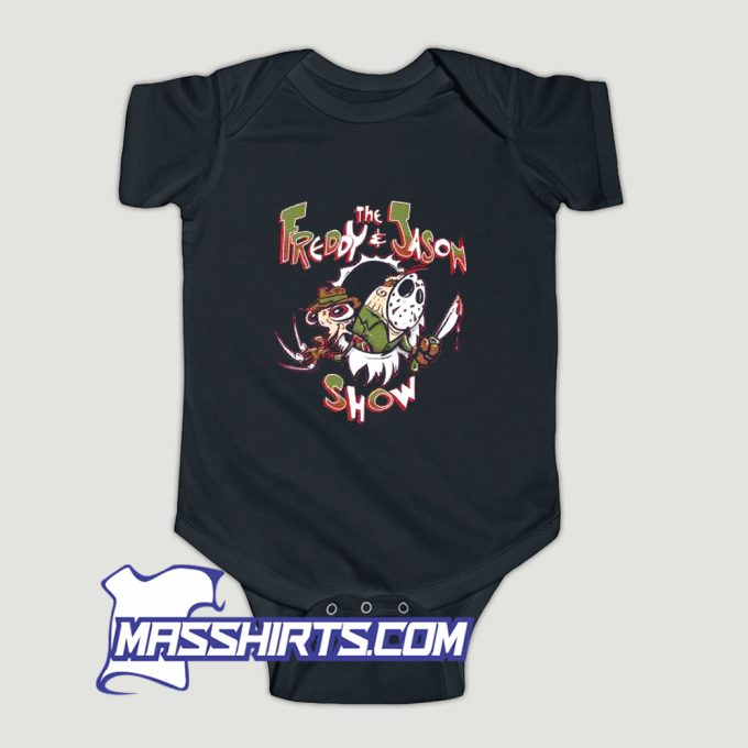 The Freddy and Jason Show Baby Onesie