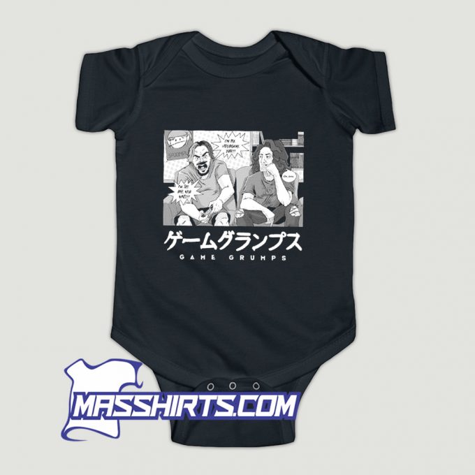 The Grump Who Wins Grayscale Baby Onesie