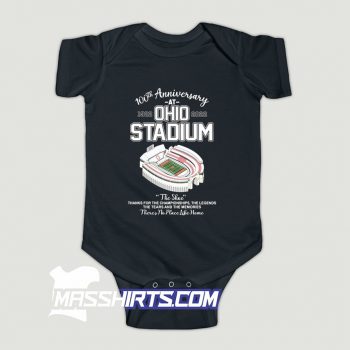 The Shoe Ohio Stadium 100th Anniversary Baby Onesie